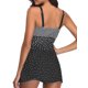 thumbnail image 3 of Mujer señoras Skydress con shorts de natación, tankini set dos piezas puntos traje de baño baño traje de baño Sexy Dance  Estilo, 3 of 4