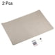 thumbnail image 3 of Uxcell 2Pcs Parche de Reparación de Tela 7.8"x11.8" Parche Autoadhesivo de Lino Fino para Sofá, Ropa, Cojín, Almohada, Beige, 3 of 6
