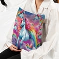 thumbnail image 6 of Robot Unicorn Attack Set of 2 Velvet Throw Pillow Covers with Unique Patterns in 16x16, 18x18, and 20x20 Inches for Various Occasions - Throw Pillow Inserts Included, 6 of 6