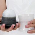 thumbnail image 3 of 2pcs Round Silicone Ice Ball Whiskey Mate Big Ice Ball Mold Silicone DlY Big Ice Cube Mold, 3 of 4