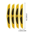 thumbnail image 5 of Amacok 4Pair Reflective Stickers for Rearview Mirror, Car Safety Warning Reflective Stickers, Safety Anti Scratch Protective Strips, 5 of 6