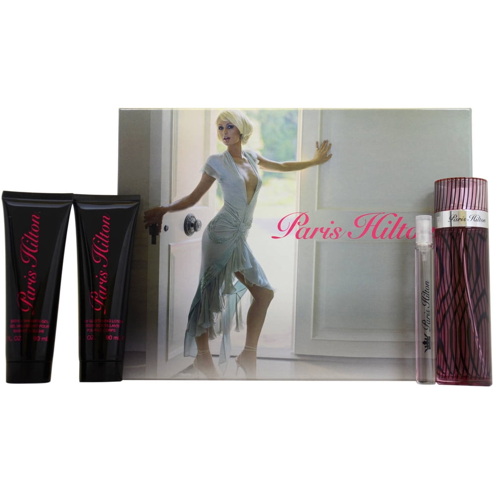 Paris Hilton by Paris Hilton for Women - 4 Pc Gift Set 3.4oz EDP Spray ...