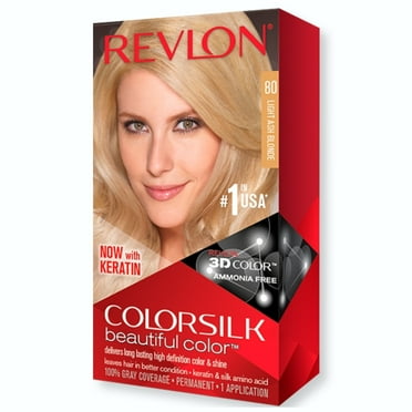 3 Pack - Revlon Hair Color 80 Light Ash Blonde 1 ea