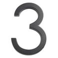 thumbnail image 4 of 5.6 Inchs 142mm Luxury Address Big House Numbers Modern Gold Black Silver Floating Signage Outdoor Digits Mailbox Sign, 4 of 8