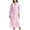 Pink, variant on Women Robe Mid Length Knit Bathrobe Lightweight Soft Kimono Robes Casual Loungewear Sleepwear with Belt
