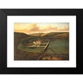 thumbnail image 2 of Leonard Knyff 18x14 Black Modern Framed Museum Art Print Titled - The Southeast Prospect of Hampton Court, Herefordshire, 2 of 5