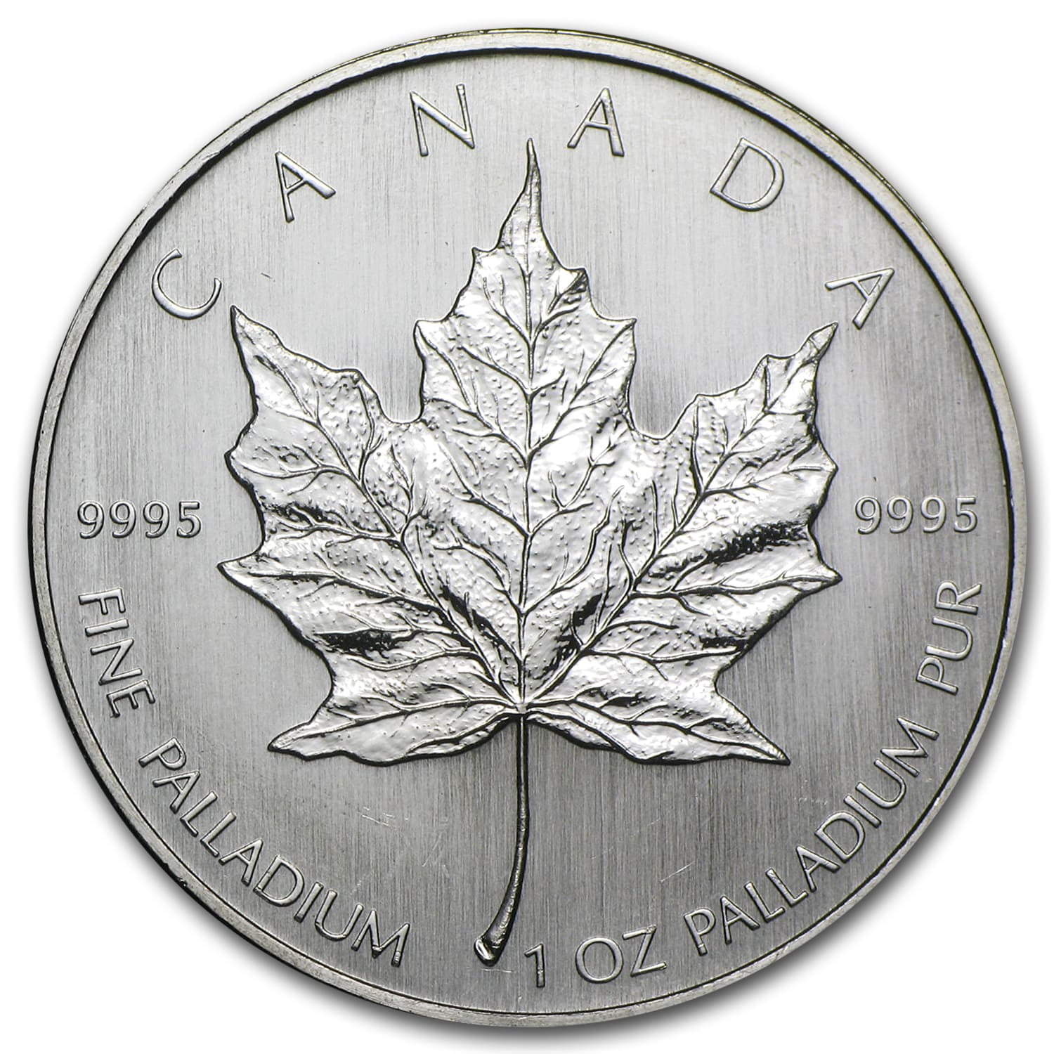 1 oz Palladium Canadian Maple Leaf Random Year 