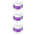 thumbnail image 3 of ZLight 12piece Convenient Keyring Card Tag Holder For On Go Professionals ID Card Holder Keyring Holder 3Set, 3 of 6