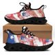 thumbnail image 1 of Zapatillas planas de malla con bandera de EE. UU., zapatillas gruesas con estampado personalizado de bandera estadounidense, zapatillas suaves de diseño nacional, zapatillas para correr para hombre, 1 of 6