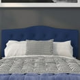 thumbnail image 2 of Cambridge Tufted Upholstered Full Size Headboard in Navy Fabric, 2 of 9