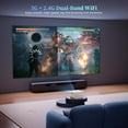 thumbnail image 3 of Native 1080P Video Projector with 5G WiFi  5.1 Speaker 16000LM Outdoor Movie  200 Inch, 3 of 7