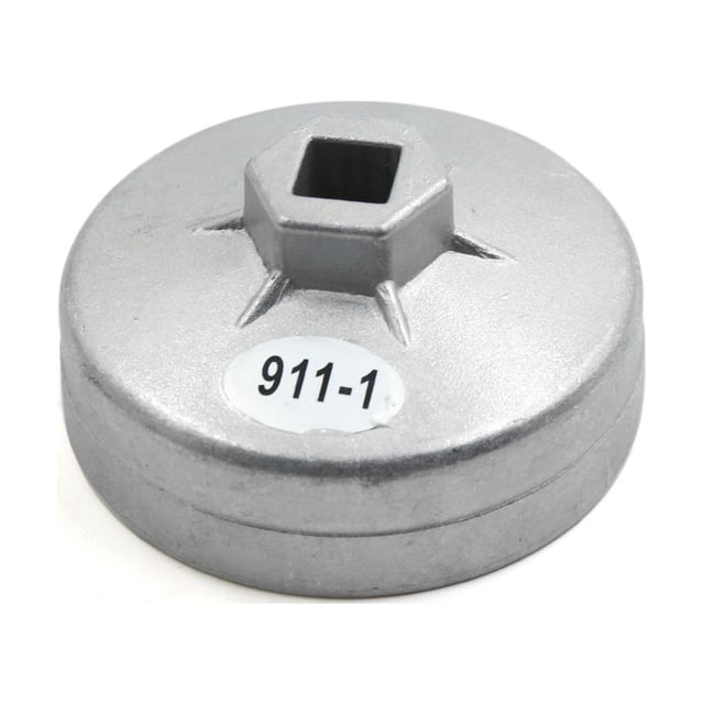 85mm Diámetro Exterior 15 Ranuras Llave del Cartucho Filtro de Aceite 13mm Eje Cuadrado