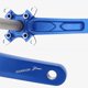 thumbnail image 3 of Cigüeñal de bicicleta, manivela de aleación de aluminio de alta resistencia conjunto de manivela Integral 8 9 10 11 s de manivela de Blue_34T Macarena Brazo de manivela de bicicleta plegable, 3 of 7