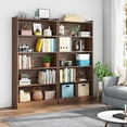 thumbnail image 6 of Tribesigns 72-inch 6-Tier Modern Bookcase, Brown Library Bookshelf with Spacious Storage Shelves, Stylish Display Wood Shelving Unit for Bedroom, Living Room or Office, 6 of 8