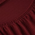 thumbnail image 7 of NOGIS Round Bar Stool Covers 2 Pack, Round Chair Covers with Elastic Bands Dia.12-14", Round Seat Cushions for Chairs Stool Slipcovers -Wine Red, 7 of 7