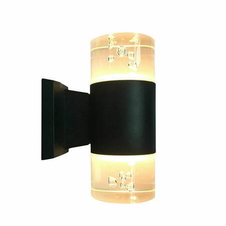

OUKANING Modern Acrylic Sconce LED Wall Lamp Garden Corridor Balcony Up Down Light