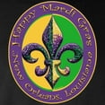 thumbnail image 3 of CafePress - Mardi Gras Beaded Fleur Long Sleeve Dark T Shirt - Long Sleeve Dark T-Shirt, 3 of 4