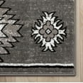 thumbnail image 5 of Well Woven Southwestern Rodrigo 5'3" x 7'3" Grey Area Rug, 5 of 7