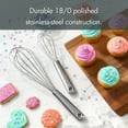 thumbnail image 4 of Mainstays 2 Piece Stainless Steel Balloon Whisk, 11.8 inch and 8.85 inch, 4 of 11