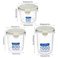 thumbnail image 3 of Hinati Clearance Sale Promotion Food Storage Containers Combination Kitchen Storage Box Airtight Food Storage Containers Dry Food Canisters for Microwave, Oven, Freezer and Dishwasher, 3 of 9