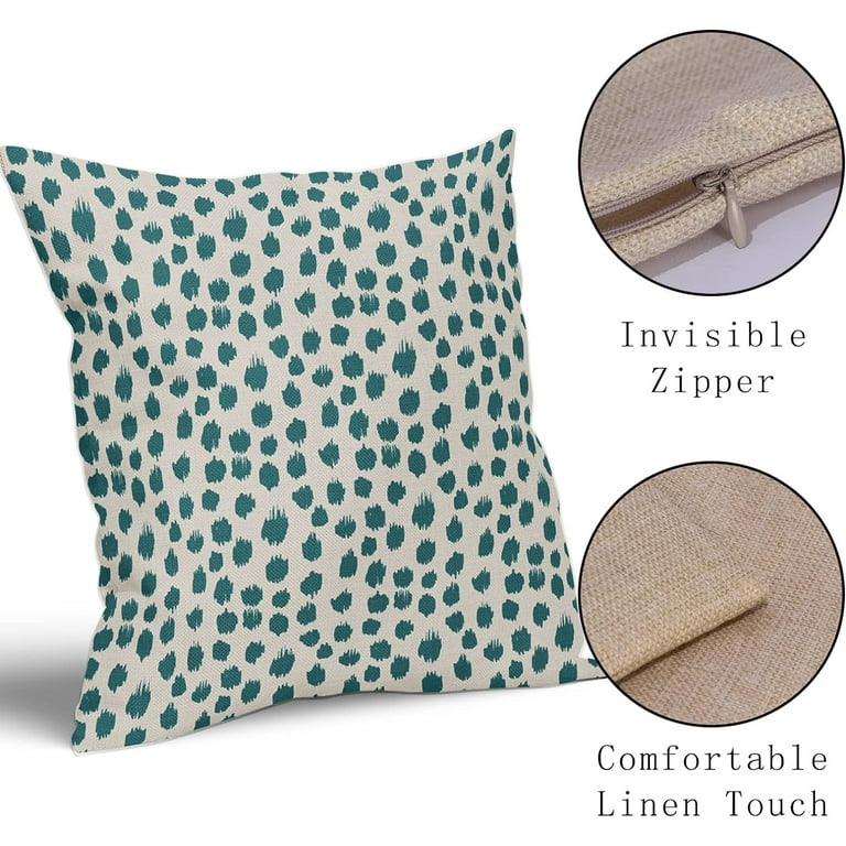 Teal and cream clearance cushions