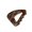 Blue brown, variant on French Themed Triangular Hair Clip Acetate Component Practical Hair Accessories For Daily Styling