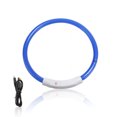 thumbnail image 1 of Cuello de mascotas LED Iluminación Suministros para mascotas Ajustable USB Carga Pérdida luminosa Pérdida Luminosa Accidentes Cuellos de Luz Safety para Azul Al Aire Libre Eigraketly HA010373-11, 1 of 6