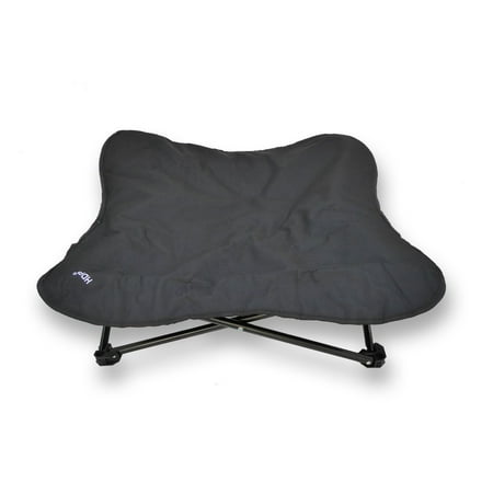Elevated Pet Bed Replacement Cover Elevated Padded Napper Cot Space Saver Pet Bed Color:Black Size:Medium, Heavy-duty water resistant polyester oxford By HDP ()