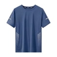 thumbnail image 7 of JTSRKL Quick Dry Mesh Tees for Men Breathable Lightweight Moisture Wicking Stretchy Shirts Summer Gym Running Active Casual Daily Tops, 7 of 7