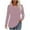 Wine, variant on Womens Tops Fall Fashion Striped Shirts Round Neck Long Sleeve Blouses Casual Pleated Colorblock Basic Tees Flowy Outfits Pink XL