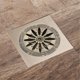 thumbnail image 1 of Desagüe de ducha de latón de 10 x 10 cm, rejilla de ducha antiolor con sifón de suelo cuadrado para baño de gran calibre, accesorios de baño, 1 of 3