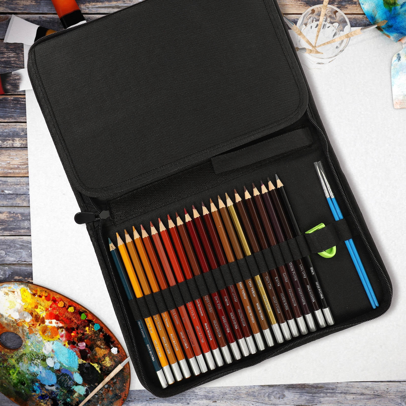 YSNOOWE Professional Colored Pencils Watercolor Pencils Assorted Color 1Set Hexagonal