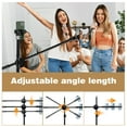 thumbnail image 4 of Dual-Phone Tripod for Live Streaming, Meetings, Travel - Sturdy Iron, Adjustable to 67", Portable Foldable Stand for Hiking, 4 of 11