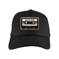 thumbnail image 1 of Gravity Threads Rad Mix Tape Patch Adjustable Trucker Hat - Black, 1 of 2