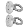 thumbnail image 4 of Dioche 2PCS Magnetic Hook Magnet Hook 31lbs/14KG Lifting Fishing Design Magnet Hardware Tool N35 3-Layer Coating For Office Room Hanging Fixing Small Objects, 4 of 8