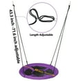 ZenSports 40’’ Flying Saucer Swing for Kids Outdoor 800lbs Adjustable