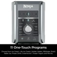 thumbnail image 3 of Ninja NC501 CREAMi Deluxe 11-in-1 XL Ice Cream Maker, Bundle with Deco Essentials 6 Pack of Pints and Lids, Silver ,, 3 of 11