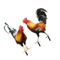 thumbnail image 2 of kurtrusly Statue d'Animal Sculpture de Poulet pour Allée Cour Pelouse Cour Style A + B 1 Ensemble, 2 of 6
