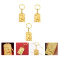 thumbnail image 3 of 3Pcs Zinc Alloy Tiger Key Chain Backpack Mascot Pendant Handbag Hanging Decor, 3 of 8