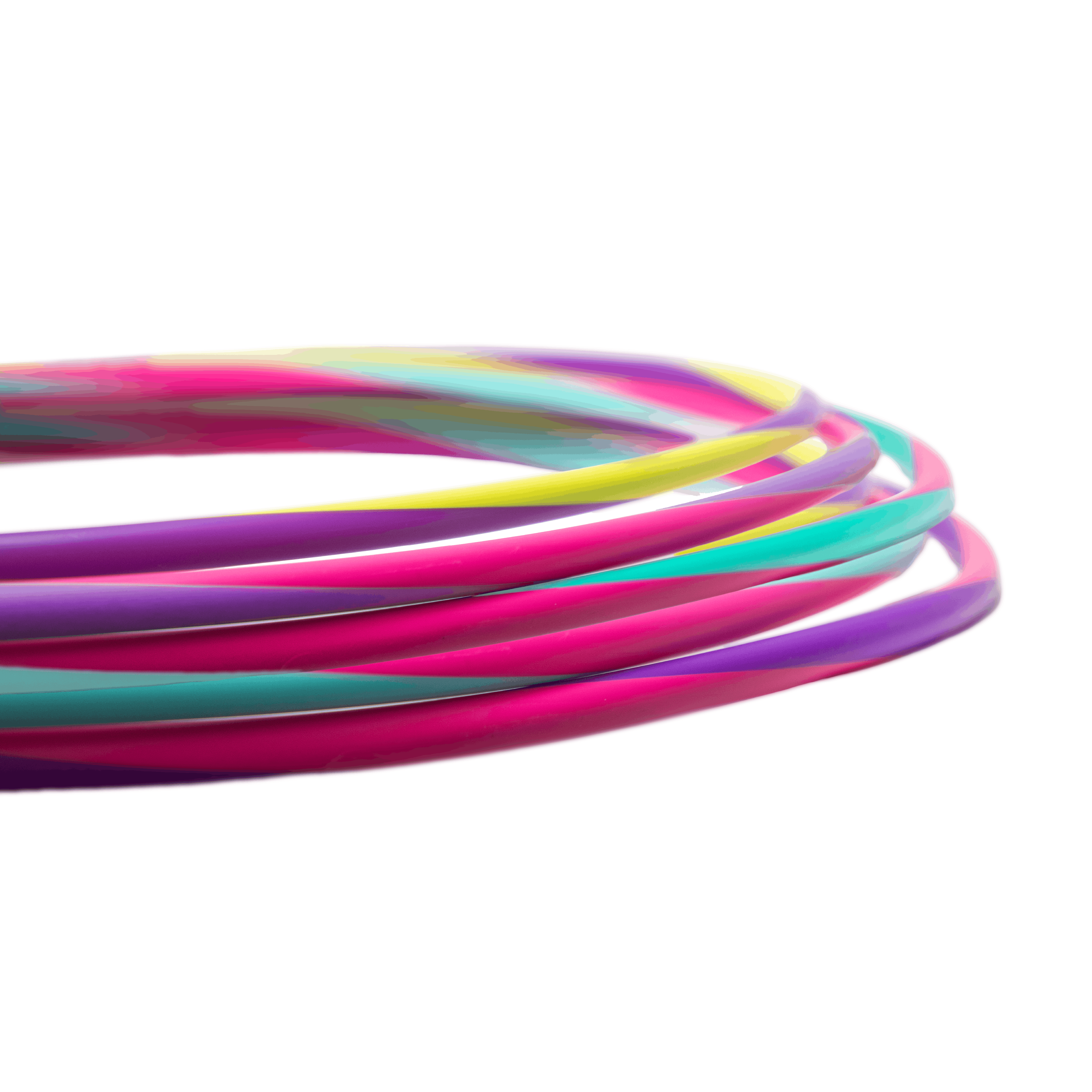 Kess Round Duo Twisted Hoop – 1 Pack, for Kids Ages 6 and Up