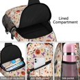 thumbnail image 4 of Sling Backpack,Fun Halloween Pattern Sling Bag with Water Bottle Holder,Waterproof Sling Bag for Men/Women with Headphone Jack for Hiking,Travel, 4 of 6