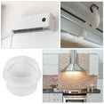 thumbnail image 3 of BRIGHTFUFU Prevent Air Return Ducting Connector ABS White 1Pack, 3 of 8