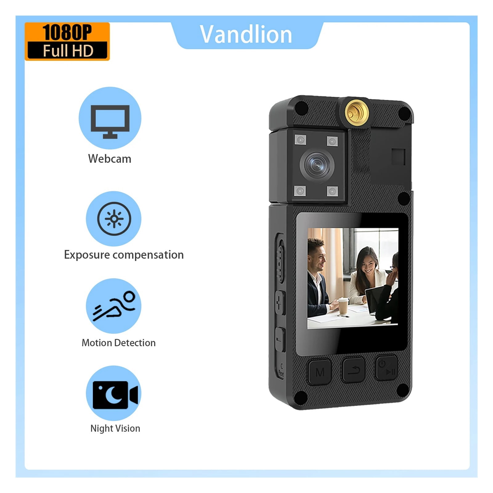 A38 Portable Mini Body Camera 1080P HD IR Night Vision Sports Action DV Cameras 2000mAh Long Time Video Recording