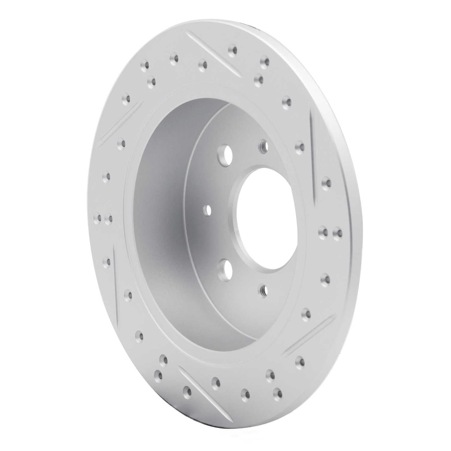 Dynamic Friction Company 830-59014L DFC Geoperformance Rotor - Drilled and Slotted