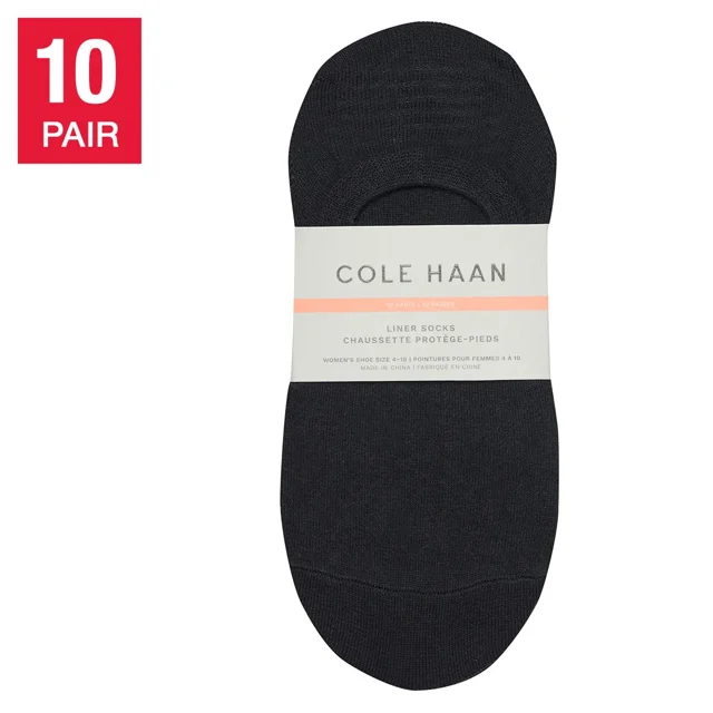 Cole Haan Chaussette Doublure pour Femmes, 10 Paires