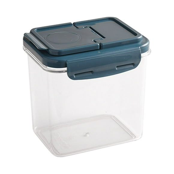 Rbaofujie Food Storage Containers with Lids Kitchen Compartment Sealed Tank Storage Tank Sealed Box Transparent Food Storage Tank Pantry Storage Cabinet
