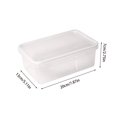 thumbnail image 2 of EYNMVR Clear Food Storage Container, Rectangular Airtight Transparent Fresh-Keeping Box for Kitchen Refrigerator Organization, 2 of 5