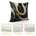 thumbnail image 4 of MLJA Dark Green Throw Pillow Covers Decorative Pillow Covers Abstract Cushion Cover Decor Pillow Case for Living Room Home Decor Sofa Couch Bed Chair Car(Dark Green), 4 of 5