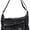 Black, variant on Sunyuer Women Vintage Washed Denim Messenger Bag, Large Capacity Casual Crossbody Shoulder Bag, Adjustable Strap Multi Pocket Fashion Denim Satchel Purse for Travel Daily Commute