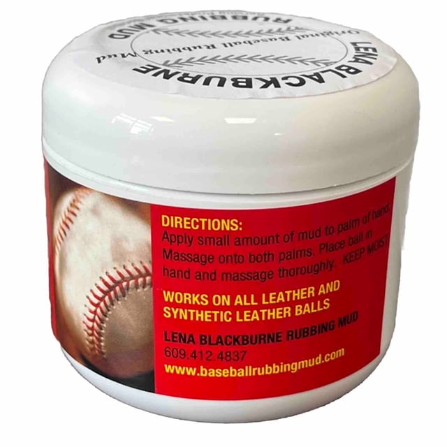 Lena Blackburne Baseball Football Prep Rubbing Mud, Works for Prepping Leather & Synthetic Athletic Balls
